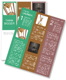 High-Resolution Digital Image Of The Saying Time Is Money. Newsletter Template