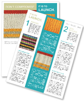 Using Striped Wool As A Background: A Creative Way To Enhance Your Design Newsletter Template