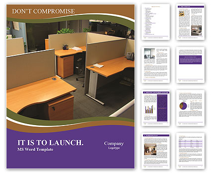 Exploring Corporate Office Setups: Desks, Cubicles, File Management, And Conference Spaces Word Template