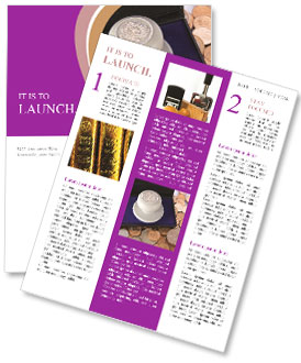 Using A Stamp And Ink Pillow To Create Clear Impressions On A Coin Backdrop. Newsletter Template