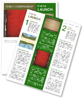 Background With Cracked Paper Texture Newsletter Template