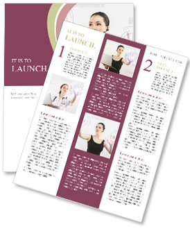 Woman and High Technology Newsletter Template