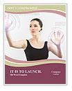 Woman and High Technology Word Template