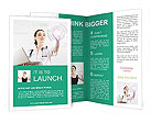 Doctor with Touch Screen Brochure Template