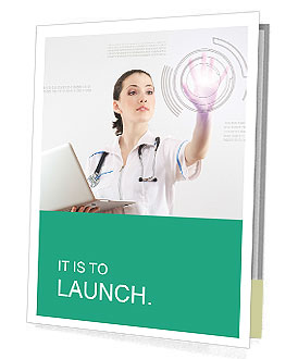 Doctor with Touch Screen Presentation Folder