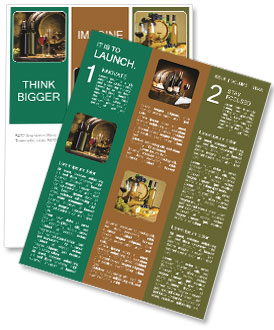 Red Wine And Barrels Still Life Painting Newsletter Template