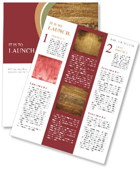 Texture Of Old Wood Newsletter Template