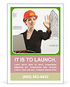 Woman Architect Ad Template