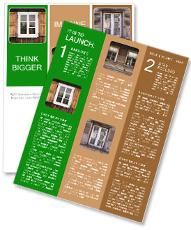 Vintage Charm: Exploring The Window Design Of An Old Wooden Cottage Newsletter Template
