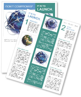 Exploring The Global Travel Metaphor Of International Air Transportation Newsletter Template