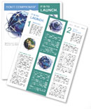 Exploring The Global Travel Metaphor Of International Air Transportation Newsletter Template