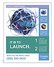 Exploring The Global Travel Metaphor Of International Air Transportation Poster Template