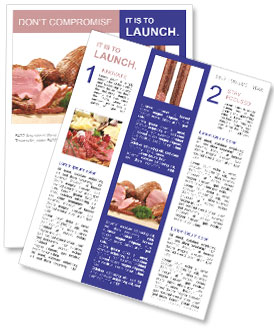 Varieties Of Meat: A Guide To Different Types Of Meats For Cooking And Eating. Newsletter Template