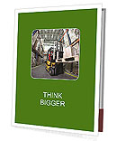 Warehouse Forklift Operator On Duty Presentation Folder