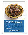 Moroccan Bowl Filled With Freshly Ripped Dates: A Sweet Delight Ad Template