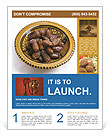 Moroccan Bowl Filled With Freshly Ripped Dates: A Sweet Delight Flyer Template