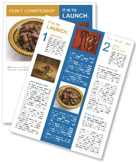 Moroccan Bowl Filled With Freshly Ripped Dates: A Sweet Delight Newsletter Template