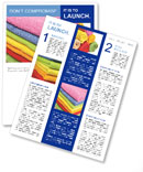 Pile of Colorful Pilows Newsletter Template