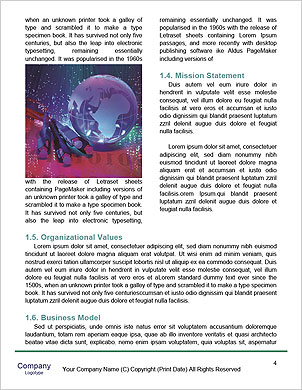 3D Planet with Green Cabel Word Template - Page 4