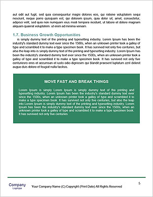 3D Planet with Green Cabel Word Template - Page 5