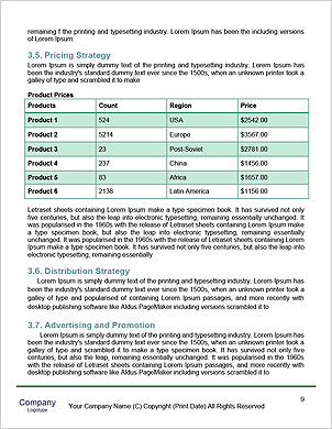 3D Planet with Green Cabel Word Template - Page 9