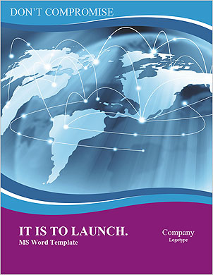 Global Business Connections Word Template - Page 1