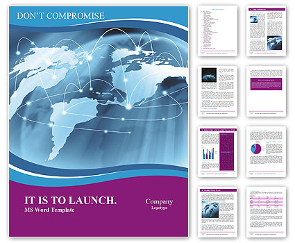 Global Business Connections Word Template