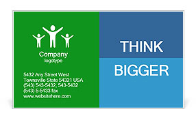 Internet Connection Around the World Business Card Template