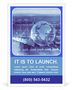 Digital Computer Technology Ad Template