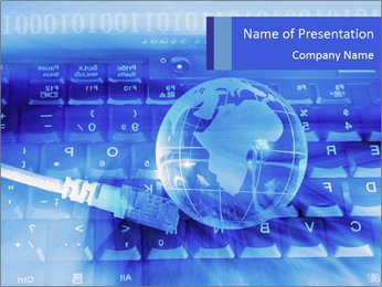 Digital Computer Technology PowerPoint Template