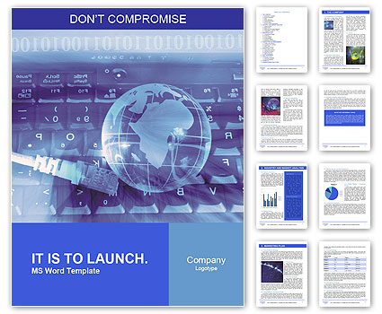 Digital Computer Technology Word Template