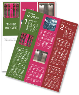 Utilize A Pink Steel Door To Enhance Your Interior Design Newsletter Template