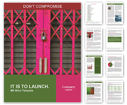 Utilize A Pink Steel Door To Enhance Your Interior Design Word Template
