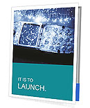 A Vibrant Fiber Optic Backdrop With Abundant Light Dots Presentation Folder