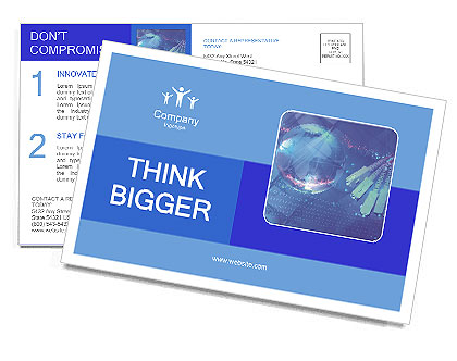 International Network Postcard Template