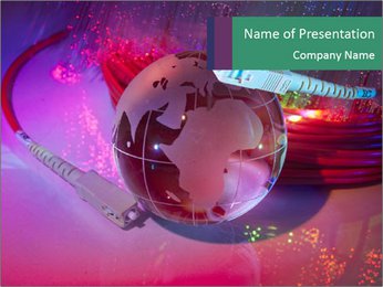 Globe Network PowerPoint Template