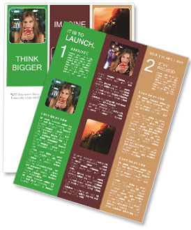 Cocktail Girl Amidst Dancing Crowd: A Vibrant And Energetic Setting Newsletter Template