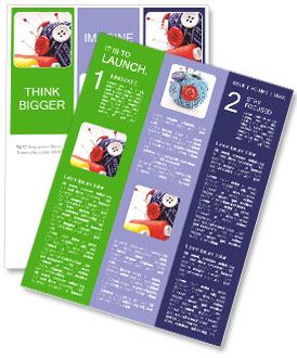 Handmade Wool Ball With Red And White Pins And Buttons - Unique Craft Decoration Newsletter Template