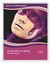 Creative Face-Art On A Young Woman For A Distinctive Look Word Template