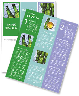 Cold Bottled Beer Collection: A Refreshing Assortment Newsletter Template
