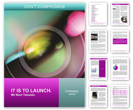 Close-Up Photography: Abstract Shot Of Lens With Pink And Turquoise Reflection Word Template