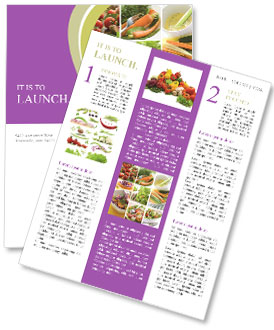Healthy Vegetable Appetizer Collage For A Nutritious Start Newsletter Template