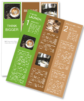 Heart-Shaped Cappuccino: A Coffee Lover's Delight Newsletter Template