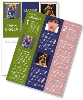 Mirrored Disco Girl: A Shimmering Presence On The Dance Floor Newsletter Template