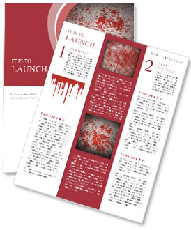 Splattered Red Paint: A Vibrant And Bold Addition To Your Design Newsletter Template