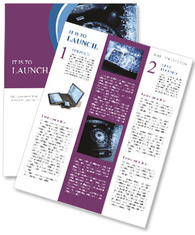 Vibrant Fiber Optics Scenery With Abundant Light Patterns Newsletter Template