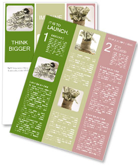 Sac d'argent en toile rempli de billets de cent dollars Newsletter