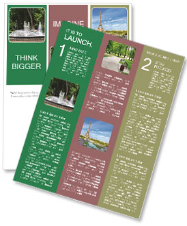 Exploring A City Park On A Sunny Summer Day Newsletter Template