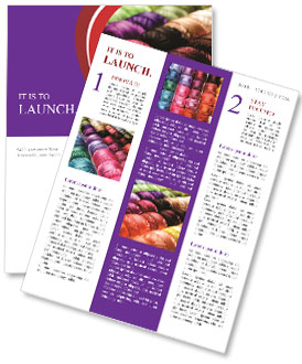 Threads for Knitting Newsletter Template