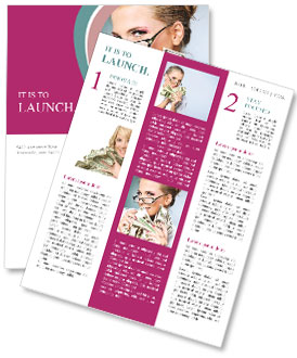 Studio Shot Of Stunning Businesswoman With Money On Grey Background Newsletter Template